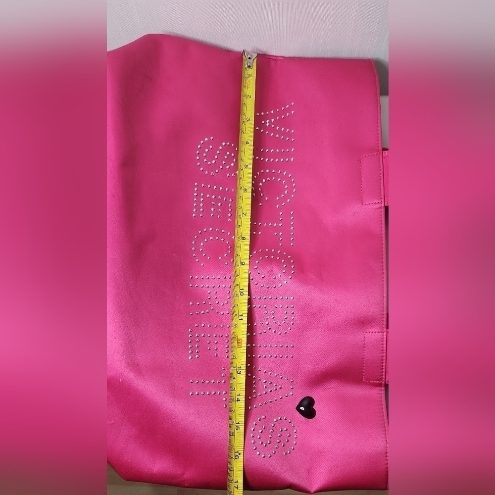 VICTORIA SECRET TOTE BAG used pink color in good condition - Picture 3 of 6